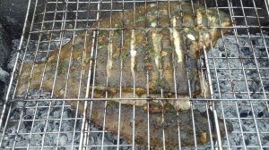 Нежнейшая камбала на мангале в очень вкусном ароматном маринаде