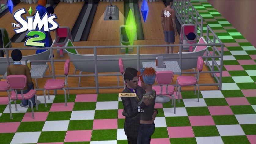 играем в the Sims 2 , cерия 6 , Аваз тусовщик