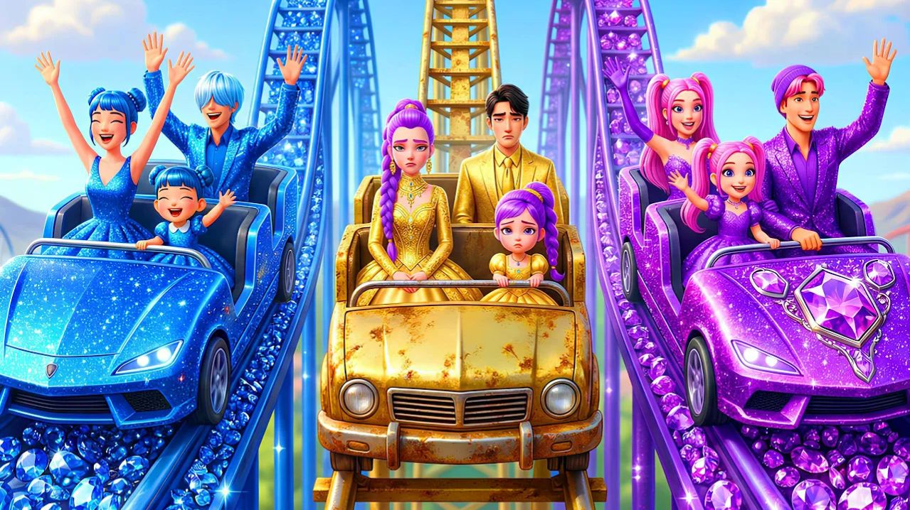 Соревнование между семьями Голден, Сапфир и Аметист! Супер Мультики для детей. Детские мультики