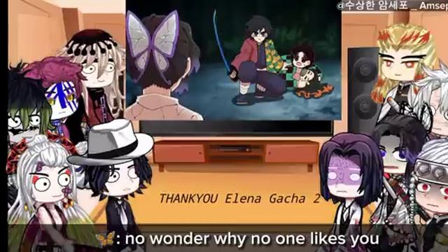 • Uppermoons & Hashiras Oyakata + Muzan React To Funny Animation, Kny, 5, 11 Read Desc • •