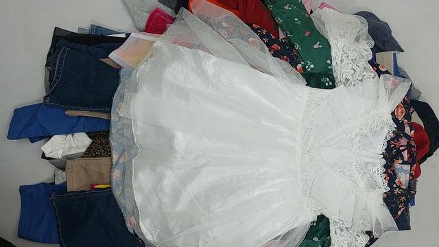 Микс детский 4-14 лет (осень, зима) секонд оптом 1 пак