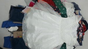 42149 Микс детский 4-14 лет (осень, зима), 1пак, ED0, секонд (cream/extra) оптом