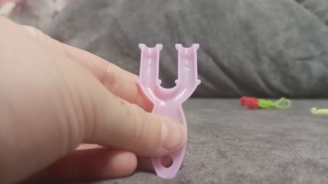 вишня из резиночек на рагатке🍒