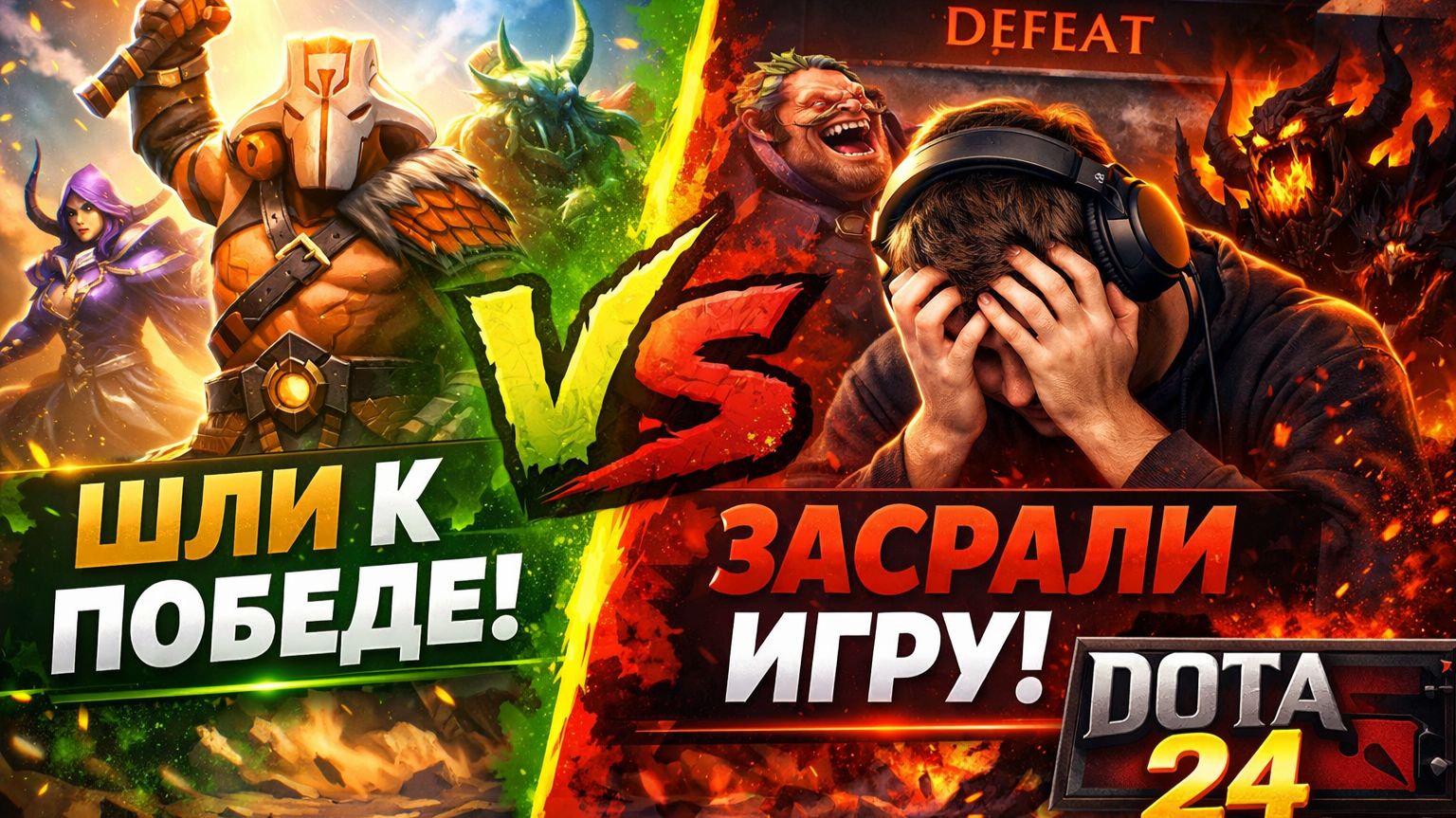 Шли к победе-Засрали игру Dota 24 [get.gt]