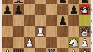 Чёрные _давят_ на пункт _g2_, однако белые гениально ставят мат, не каждый заметит