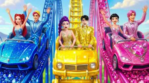 Золотая семья против Бриллиантов против Розовых! Яркие Мультики для детей. Детские мультики смотреть