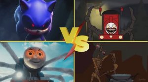 ПАРОВОЗИК ТОМАС И СОНИК ЭКЗЕ ГЕРОИ МУЛЬТИКОВ МОНСТР ПОЕЗД 🚂⚡🔥