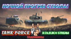 TANK FORCE - ПРОГРЕВАЕМ СТВОЛ НА РАКАХ! / НОЧНОЙ ПРОГРЕВ!