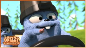 🚗 Медведь за рулём! Гриззи и лемминги 🐻🐹 | 10 минут