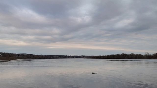 Вода в Оке прибывает ( 13 апреля)