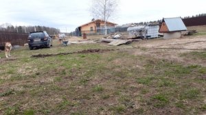 Моя Жизнь в Деревне, Огород начала,  Готовлю место для теплицы, СДЕЛАЛА Дренажку, Вас съели.