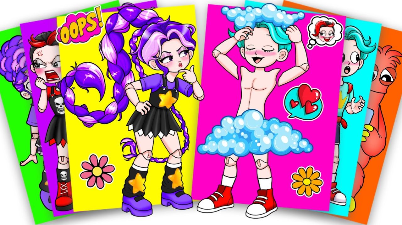 ЛИЛИ ЛАВБРЕЙДС и СЕКРЕТНАЯ КАСЦЕНА РОРИ РЕДКЕЙПА — Poppy Playtime 5 | DIY Книга наклеек