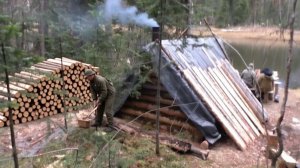 Охота и Рыбалка Изба Ловля ХАРИУСА Жизнь ОТШЕЛЬНИКА в ДЕВСТВЕННОЙ ТАЙГЕ Сибирь 2025 Сухопит2909