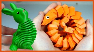 Панголин на 3D принтере. Печатаю подвижные игрушки антистресс.