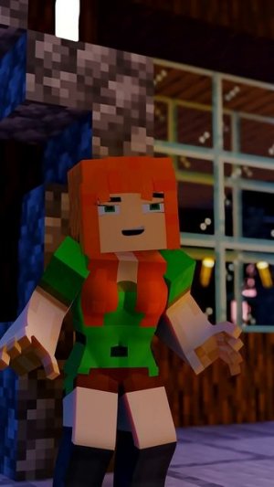 Алекс выбрал кого-то другого — анимация из Minecraft