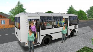 Поездка на ПАЗ-32054 по маршруту №133 по карте Тверь 3.0