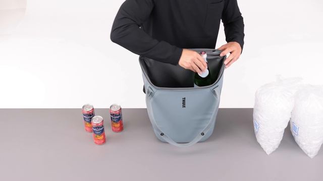 Сумка-холодильник Thule Chasm Cooler Inlock Mid Blue, 21 л, серо-синяя, 3205471