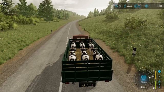 FS-22     Не  родись  болтливым #42      Первые  коровы .