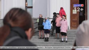 В соборе Преображения Господня по традиции в этот светлый праздник было необычайно многолюдно