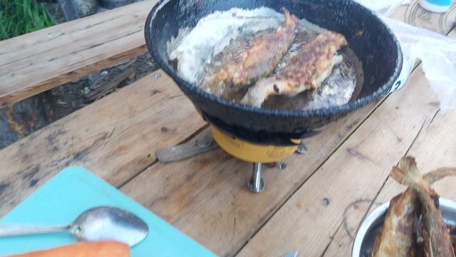 Хариус жаренный,вкуснятина