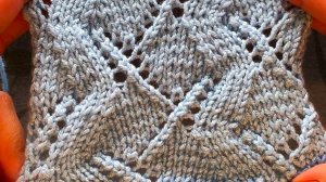 💯КРАСИВЫЙ ДИНАМИЧНЫЙ УЗОР СПИЦАМИ💜