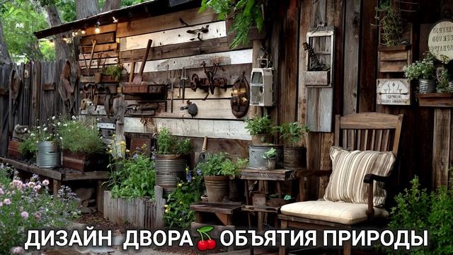 Дизайн двора дачи и сада 🌳 в объятиях природы идеи для вдохновения (61)