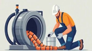 Способы устранения проблем с фановой при прочистке труб канализации