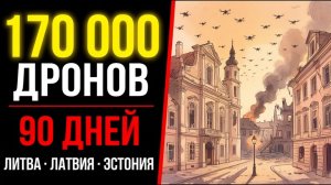 170 000 ДРОНОВ ЗА 90 ДНЕЙ — Россия может УНИЧТОЖИТЬ страны Балтии БЕЗ ЕДИНОГО СОЛДАТА