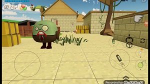 чг: кидаю зомби из пвз в мусорки в чг