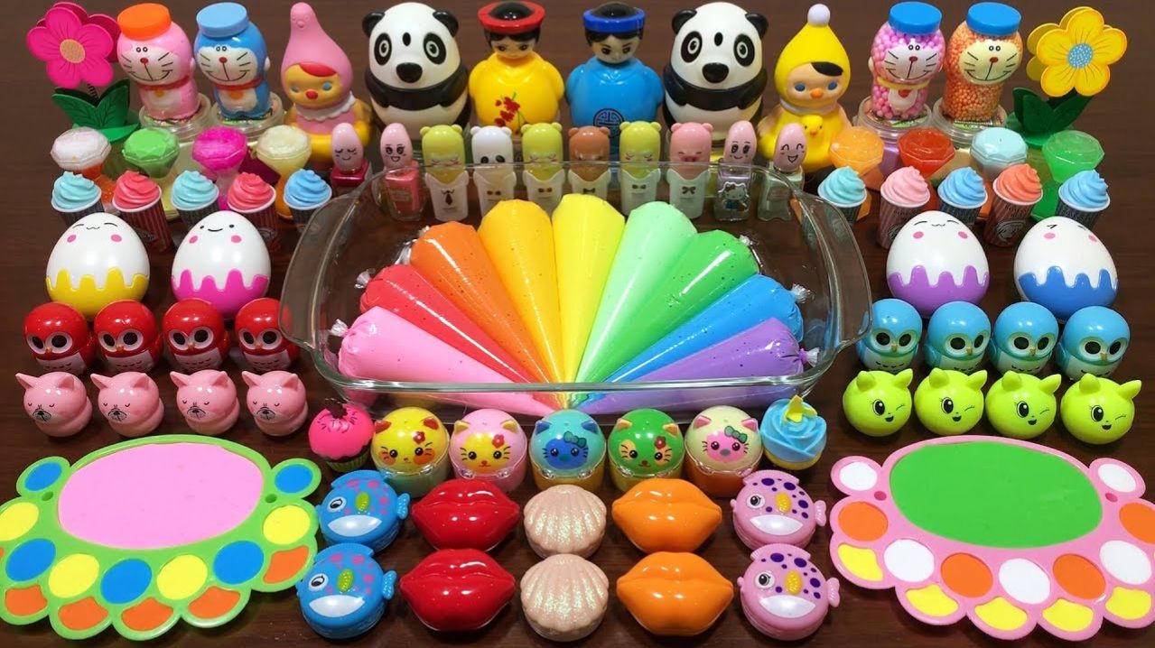 💖 Слайм АСМР 💖 Распаковка слаймов 💖 Микс крутых слаймов 💖 Slime ASMR