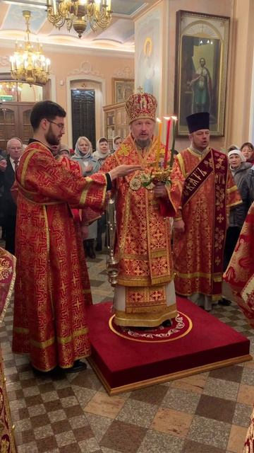 13.04.26. В понедельник Светлой седмицы Митрополит Вениамин в Александро-Невском храме г. Минска.