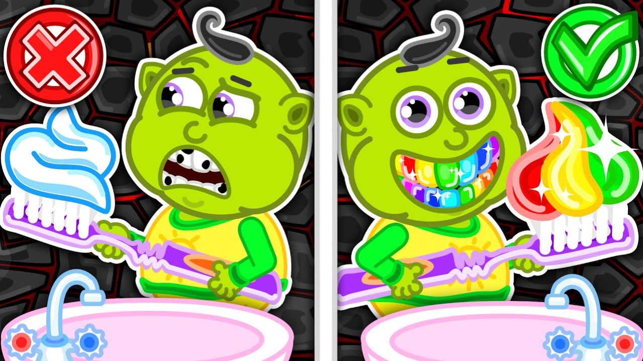 Маша и Леопольд. Цветная зубная паста - Мультик для детей