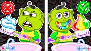 Маша и Леопольд. Цветная зубная паста - Мультик для детей