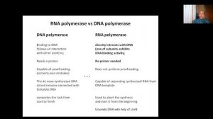 Lecture 3 Gene transcription. Part 1.  RNA vs DNA. RNA polymerase vs, DNA polymerase.
