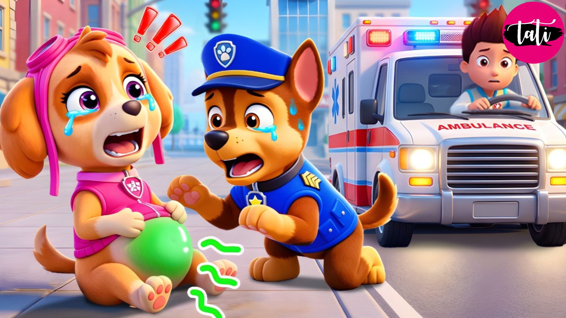 Щенячий патруль и Маршалл. Залипательное видео. Мультфильм для детей и малышей. Анимация 399