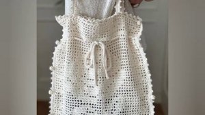 Вещи связанные в филейной технике.