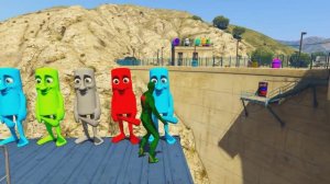 Новый паук против Синего Миньона в ГТА 5, выпуск 10