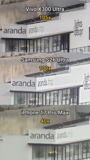 Vivo X300 Ultra vs Samsung S26 Ultra vs iPhone 17 Pro Max: Зум Тест Камер! 😲