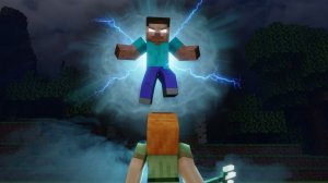 ХЕРОБРИН ЗАЩИЩАЕТ СВОИХ ДРУЗЕЙ - Майнкрафт Мультики