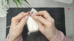 Набор петель по бокам пятки-пинетки Нежность