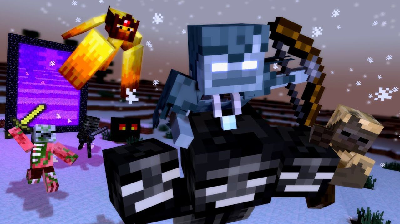 Нижний Мир Нападает на Поверхность - Майнкрафт Мультики