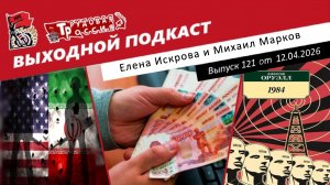Выходной подкаст 121 | Иран запугивают/Исторические запреты/"1984" с нами/Пасха vs День космонавтики