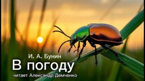 "В погоду". Бунин И.А. | Аудиокнига. Чтилум. Александр Демченко