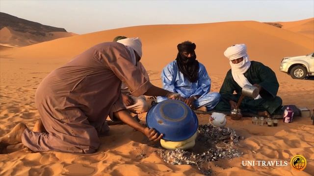 Алжирская Сахара: Туарегский хлеб