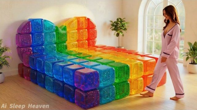 КАКУЮ БЕЗУМНУЮ КРОВАТЬ ТЫ ВЫБЕРЕШЬ СЕГОДНЯ НОЧЬЮ? 🤯🛏️ | АБСОЛЮТНЫЙ AI ASMR ДОПАМИН 🌙☁️