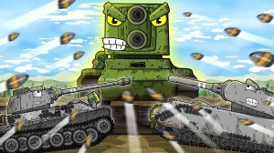 КВ-2М на Фронте - Немецкий ШТУРМ Советских Укреплений - Мультики про танки [ Multan ]