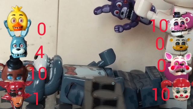 FNAF 1 VS FNAF 5 LEGO анимация