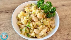 Белый винегрет: постный рецепт с новым вкусом