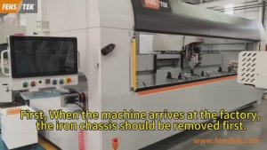 #процесс установки лазерного обрабатывающего центра fenstek T200L. #фрезерный станок с ЧПУ