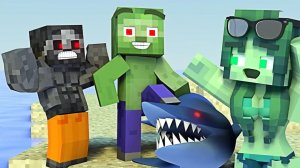 История любви ｜ Жизнь Зоммы и Зомбо в Майнкрафте #8. Майнкрафт Мультик